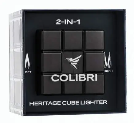 Produktbild: Colibri Heritage Cube schwarz Verpackung