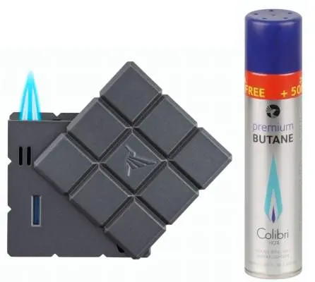 Produktbild: Colibri Heritage Pocket Anthrazit mit Gratisgas