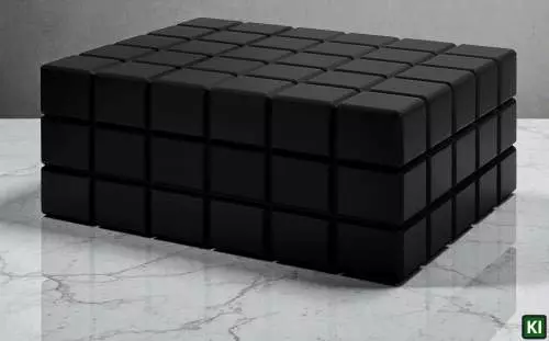 Produktbild: Colibri Humidor Heritage schwarz auf dem Tisch