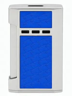 Produktbild: Colibri Mosaic Blau / Chrom mit breiter Flat Flame Rückseite