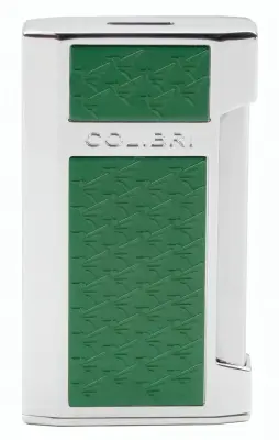 Produktbild: Colibri Mosaic Grün / Chrom mit breiter Flat Flame Frontansicht