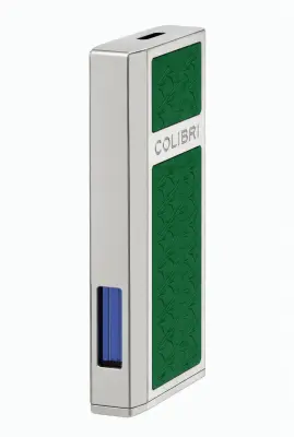 Produktbild: Colibri Mosaic Grün / Chrom mit breiter Flat Flame Seitenansicht