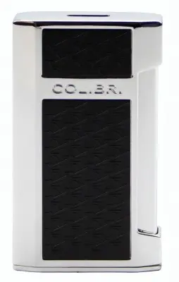 Produktbild: Colibri Mosaic Schwarz / Chrom mit breiter Flat Flame Frontansicht