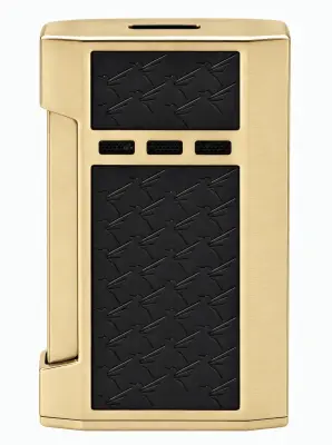 Produktbild: Colibri Mosaic Schwarz / Gold mit breiter Flat Flame Rückseite