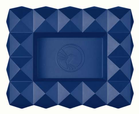 Produktbild: Colibri Quasar blau Zigarrenascher 3d Pyramiden Metall 6 Ablagen