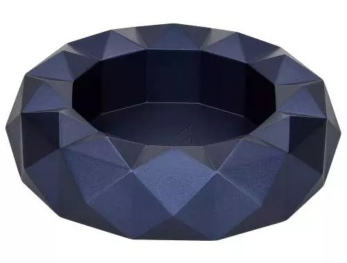 Produktbild: Colibri Quasar rund Marine blau Zigarrenascher