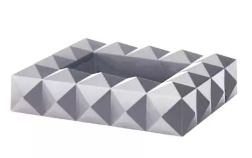 Produktbild: Colibri Quasar silber Zigarrenascher 3D Pyramiden