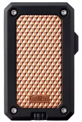 Produktbild: Colibri Rally rosegold schwarz Feuerzeu vorne
