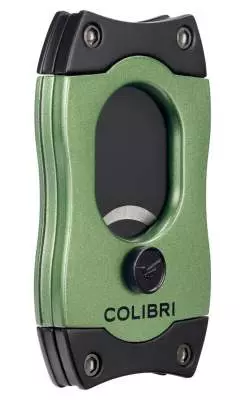 Produktbild: Colibri S-Cut II grün Zigarrencutter seitlich