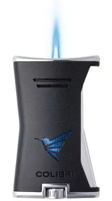 Produktbild: Colibri Slim schwarz-chrom mit Flamme