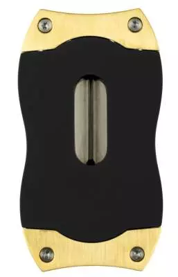 Produktbild: Colibri V-Cut schwarz-gold hinten