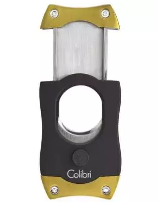 Colibri S-Cut Zigarrencutter schwarz - gold 26mm Schnitt