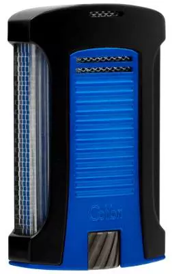 Produktbild: Colibri Daytona II blau schwarz Feuerzeug