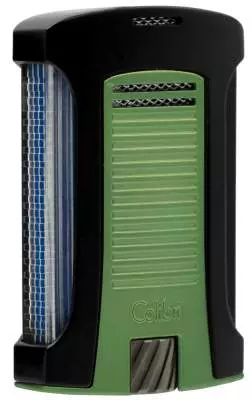 Produktbild: Colibri Daytona II grün schwarz Feuerzeug
