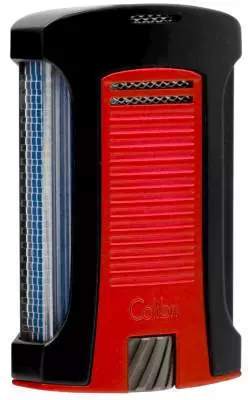 Produktbild: Colibri Daytona II rot schwarz Feuerzeug