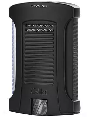 Produktbild: Colibri Daytona II schwarz Feuerzeug seitlich