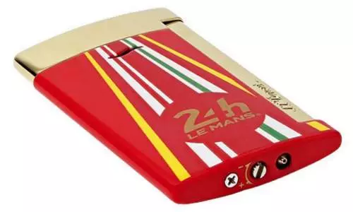 Produktbild: S.T. Dupont 24h Le Mans Feuerzeug Slim 7 rot gold