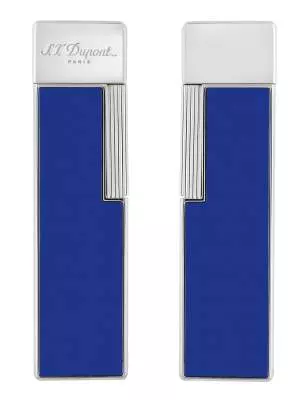 S.T. Dupont Twiggy Feuerzeug blau chrom