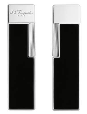 Produktbild: S.T. Dupont Twiggy Feuerzeug schwarz chrom