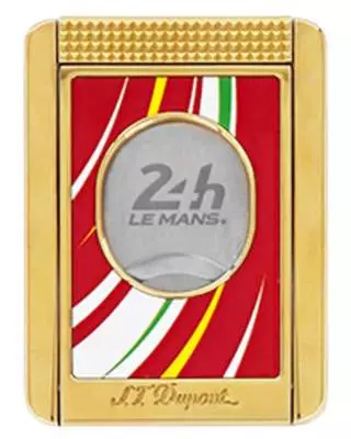 S.T. Dupont Zigarrencutter Le Mans rot weiss gold