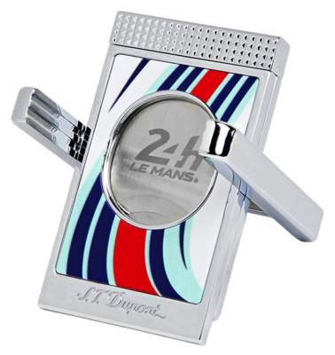 Produktbild: S.T. Dupont Zigarrencutter Le Mans weiss blau rot chrom