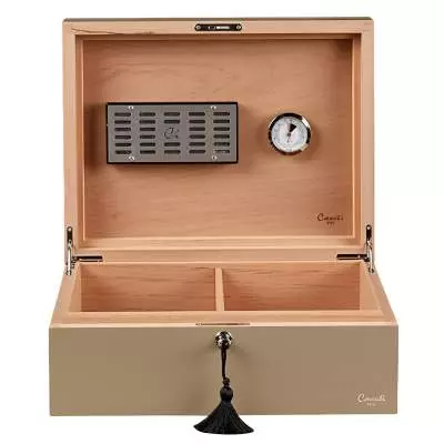 Produktbild: Humidor Caseti Paris beige offen