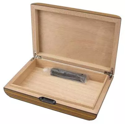 Produktbild: Humidor Zebra Finish matt offen