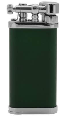 Produktbild: IM Corona Old Boy Pfeifenfeuerzeug chrom grün 64-3108