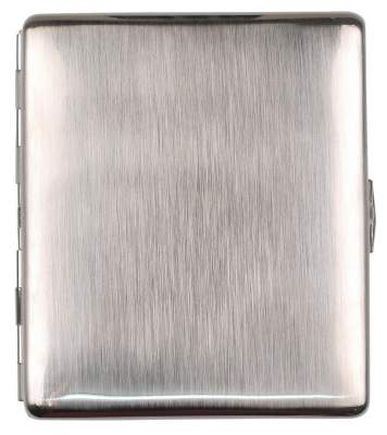 Produktbild: Zigarettenetui Jean Claude Nickel gebürstet 9er