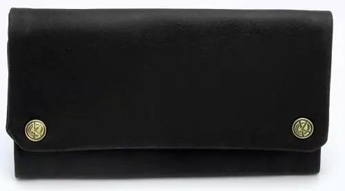 Produktbild: Kavatza Ziegenleder schwarz Tabaktasche Drehertasche Tabakbeutel