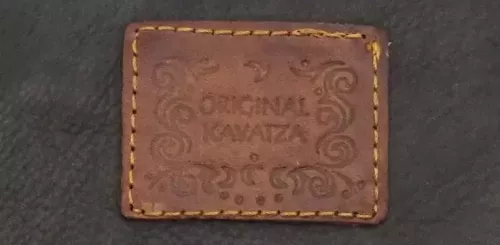 Produktbild: Kavatza Ziegenleder schwarz Tabaktasche Drehertasche Tabakbeutel