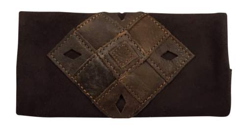 Produktbild: Kavatza Leder Patchwork Earth Tabaktasche Drehertasche Tabakbeutel