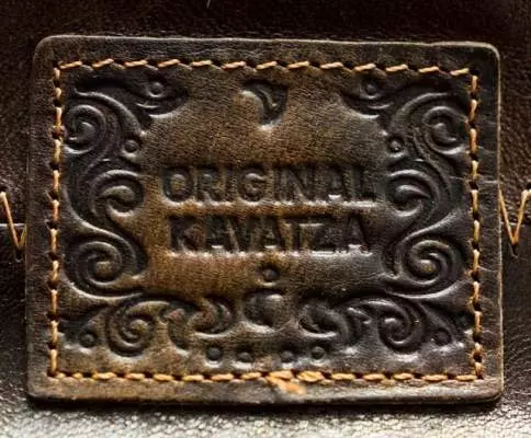 Produktbild: Kavatza Havana Classic Leder braun Tabaktasche Drehertasche Aufnäher