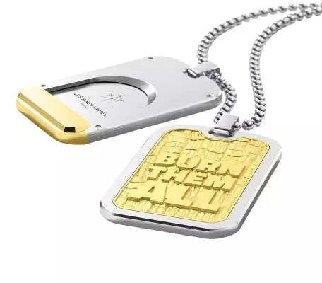 Produktbild: Les Fines Lames LE TAG T100 Burn Them All Gold liegend