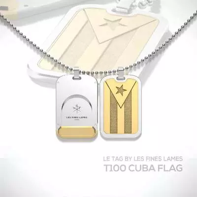 Produktbild: Les Fines Lames LE TAG T100 Flag Cuba Gold Banner