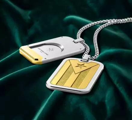 Produktbild: Les Fines Lames LE TAG T100 Flag Cuba Gold auf Samt