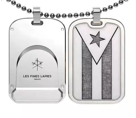 Produktbild: Les Fines Lames LE TAG T100 Flag Cuba Silver
