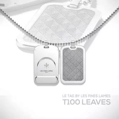 Produktbild: Les Fines Lames LE TAG T100 Leaves Silver Banner