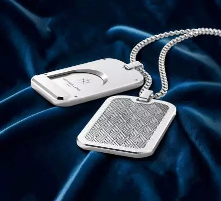 Produktbild: Les Fines Lames LE TAG T100 Leaves Silver auf Samt