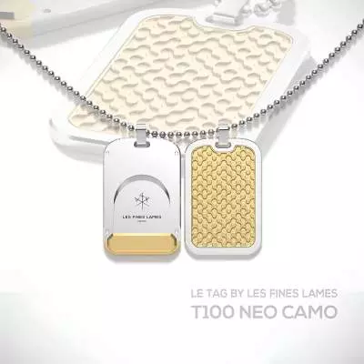 Produktbild: Les Fines Lames LE TAG T100 Neo Camo Gold Banner