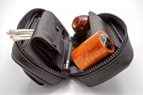 Produktbild: Martin Wess Pfeifentasche Deer P 9-2 offen