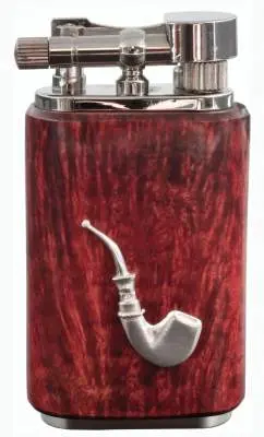Produktbild: Mastro de Paja Maestro Pipa Smooth Burgundy Pfeifenfeuerzeug
