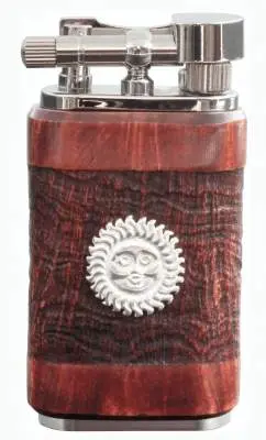Produktbild: Mastro de Paja Maestro Sole Sandblast Brown Pfeifenfeuerzeug