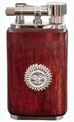 Produktbild: Mastro de Paja Maestro Sole Smooth Burgundy Pfeifenfeuerzeug