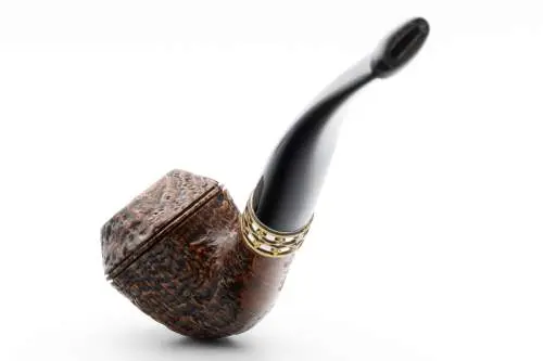 Produktbild: Mastro de Paja Rococo Sandblast-Brown 6 Half-Bent Rhodesian - Rückansicht