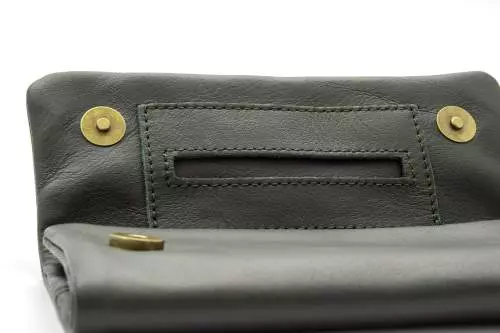 Produktbild: Mestango Frost in Leder grün 2016-5 Tabaktasche Drehertasche Blättchenhalter