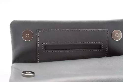 Produktbild: Mestango Frost in Leder grau 2016-6 Tabaktasche Drehertasche Magnetknöpfe