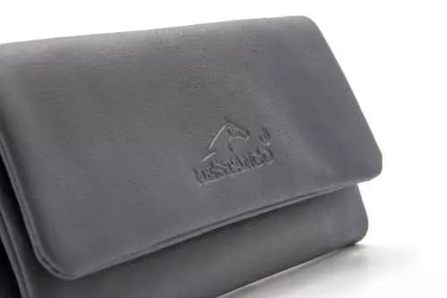 Produktbild: Mestango Frost in Leder grau 2016-6 Tabaktasche Drehertasche Überschlag