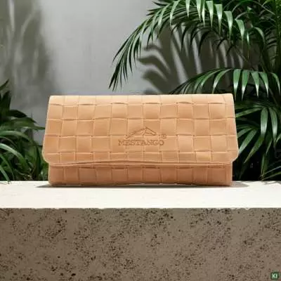 Produktbild: Mestango Blocks Kalbsleder hellbraun 2018-4 Tabaktasche