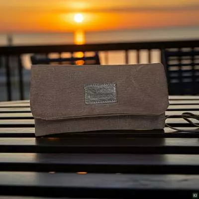 Produktbild: Mestango Canvas dunkelbraun 1001-2 Tabaktasche